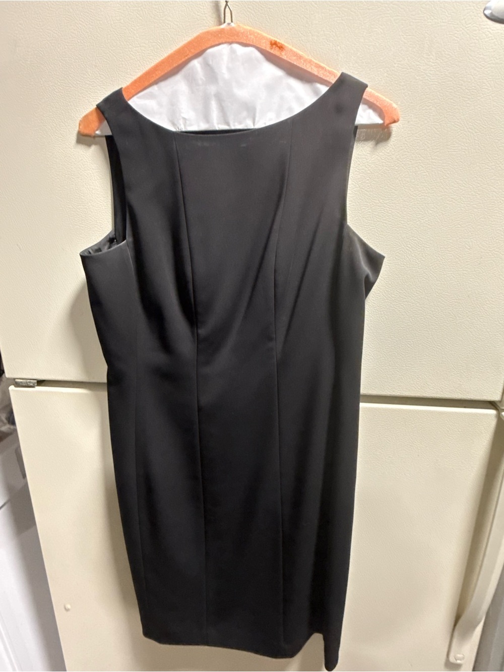 Anne Taylor Classic Black Sheath Dress - Elegant Sleeveless Dress